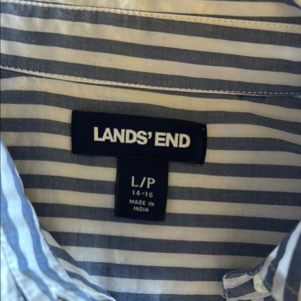 Ombré Striped Shirt Dress - Picture 7 of 8